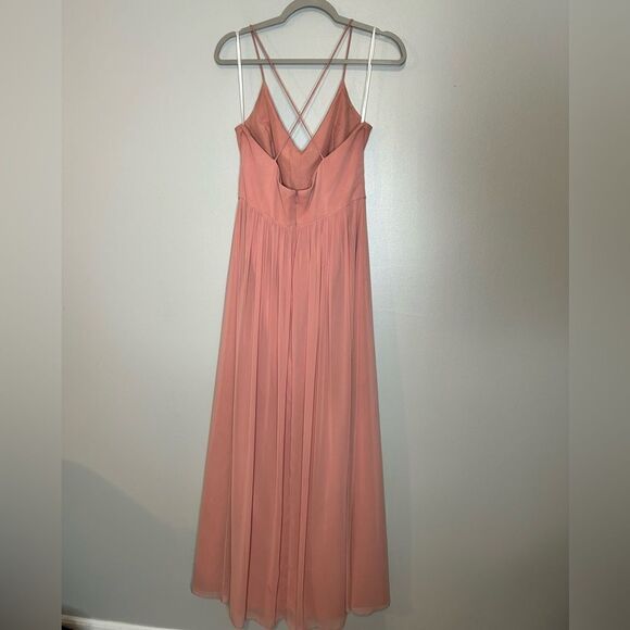 Dessy Collection 3019 Lux Chiffon Dress  NWT - Picture 6 of 7